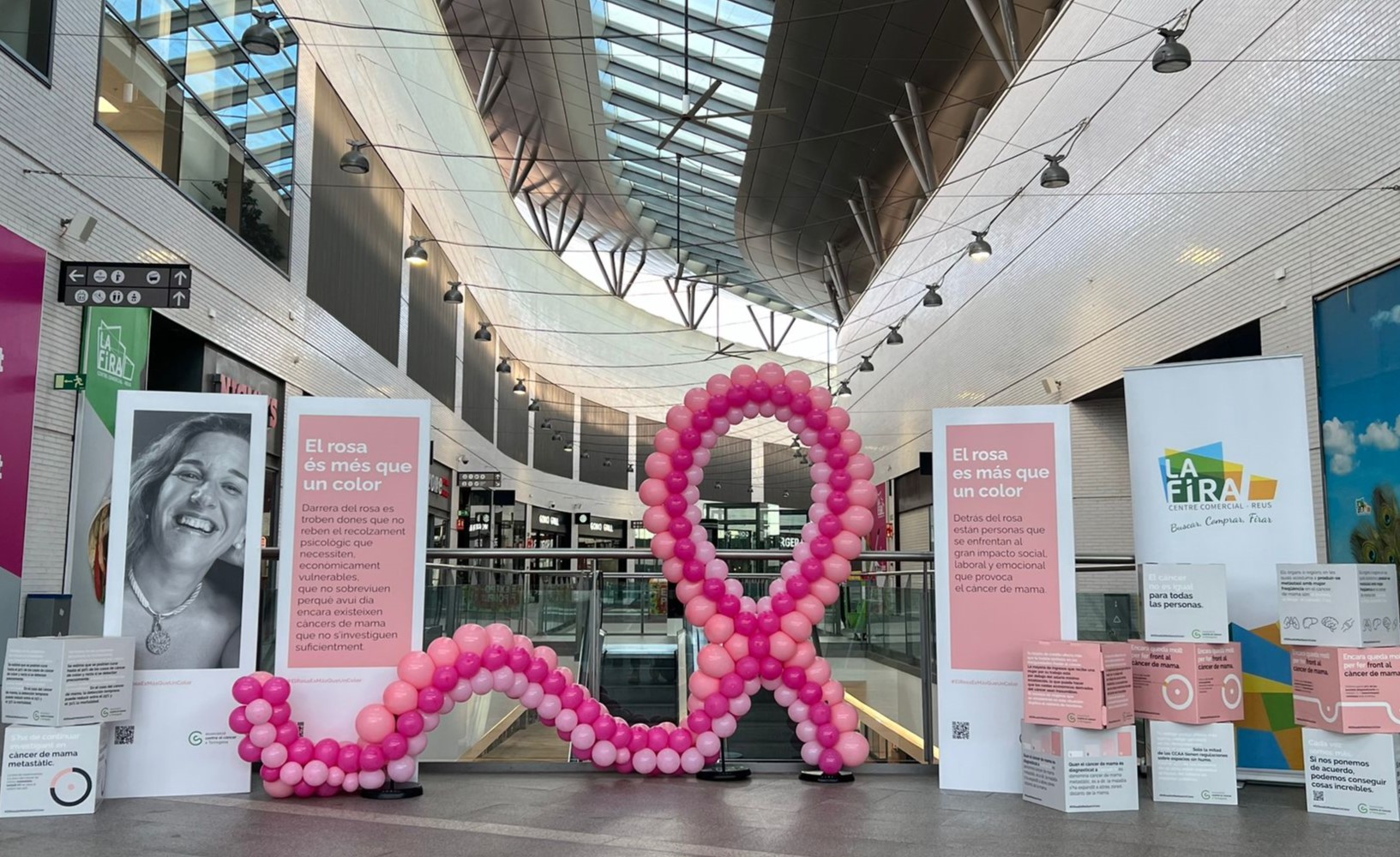 SILICIUS se une a la lucha contra el cáncer de mama y desarrolla campañas de concienciación en sus centros comerciales